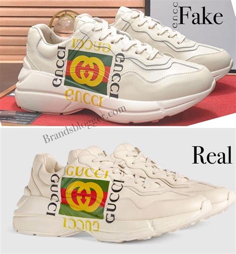 how to spot gucci rhyton shoes